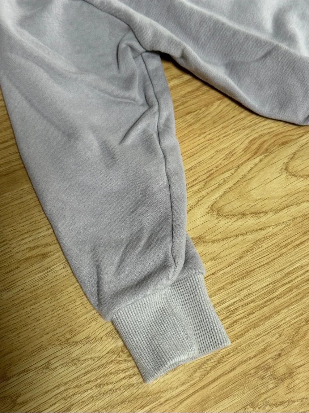 Maison Me cotton Sweatpants sweatshirt set Peter Pan collar purple floral detail
